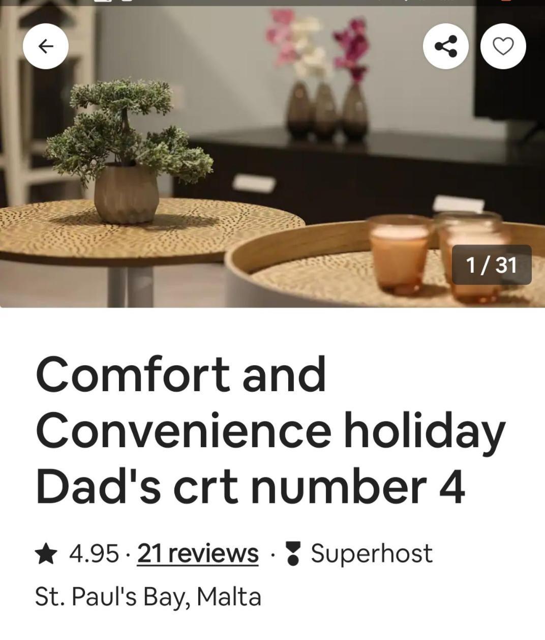 Comfort And Convenience Flat 4 Dad'S Court セント・ポールズ・ベイ エクステリア 写真
